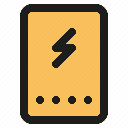 Power, bank, power bank, computer, device, electronics, battery icon - Download on Iconfinder