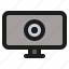 webcam, computer, device, electronics, web, camera 