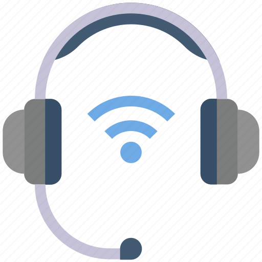 Audio, headphone, headset, listen, sound, wireless icon - Download on Iconfinder