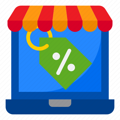 Discount, laptop, sale, shopping, online icon - Download on Iconfinder