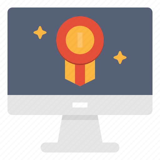 Award, badge, computer, prize, rating, technology, winner icon - Download on Iconfinder