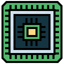 processor, digital, microchip, computer, futuristic, chip