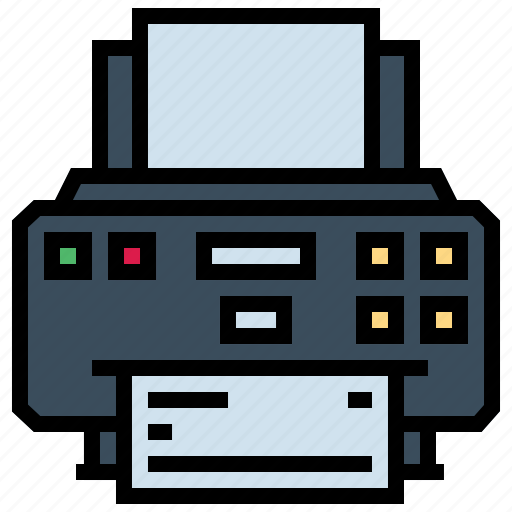 Printer, ink, print, equipment, computer, paper icon - Download on Iconfinder