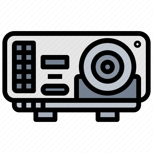 Electronics, image, picture, projector, technology, video icon - Download on Iconfinder