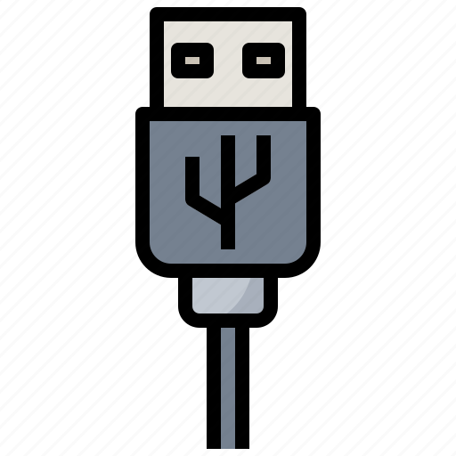 Cable, device, electronic, electronics, multimedia, technology, usb icon - Download on Iconfinder