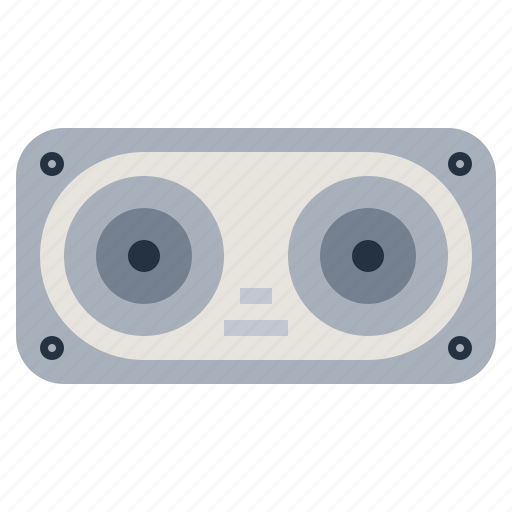 Audio, loudspeaker, music, sound, speaker, speakers, woofer icon - Download on Iconfinder