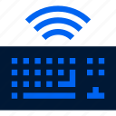 computer, desktop, keyboard, pc, signal, wireless