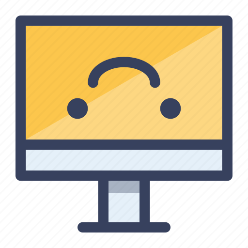 Computer, smile, emoticon, emoji icon - Download on Iconfinder