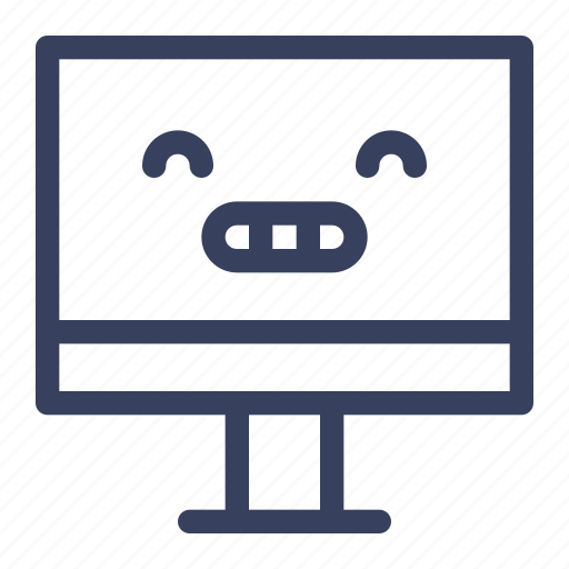Emoji, computer, emoticon, happy icon - Download on Iconfinder