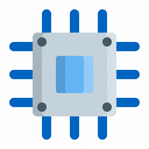Chip, controller, cpu, micro, processor icon - Download on Iconfinder