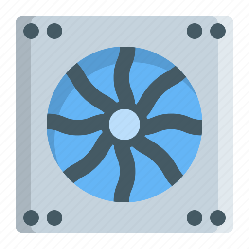 Case fan, computer cooler, computer fan, cpu fan icon - Download on Iconfinder