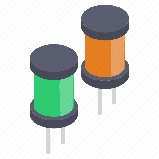Ceramic capacitors, circuit components, computer capacitors, electronic components, led capacitors, power capacitors icon - Download on Iconfinder