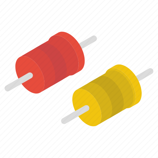 Ceramic capacitor, circuit component, computer capacitor, electronic components, led capacitor, power capacitor icon - Download on Iconfinder