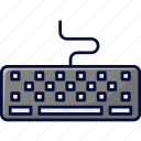 keyboard, computer, device, hardware, technology