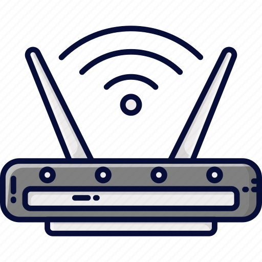 Wlan router, receiver, router, wifi, wireless icon - Download on Iconfinder