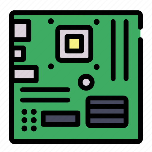 Technology, board, hardware, computer, digital, chip, motherboard icon - Download on Iconfinder
