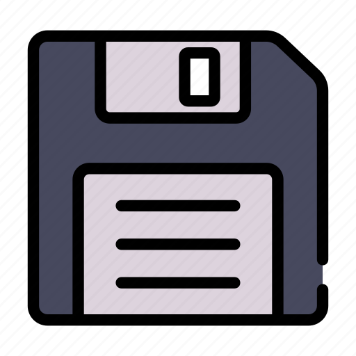 Floppy, data, storage, memory, disk icon - Download on Iconfinder