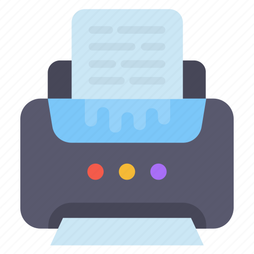 Printer, fax, machine, office, paper, copier, scanner icon - Download on Iconfinder