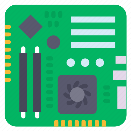 Motherboard, computer, hardware, chip, cpu, electronic, electronics icon - Download on Iconfinder