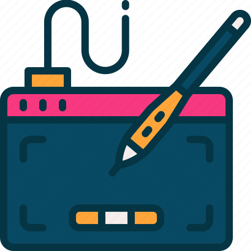 Drawing, tablet, pen, input, device icon - Download on Iconfinder