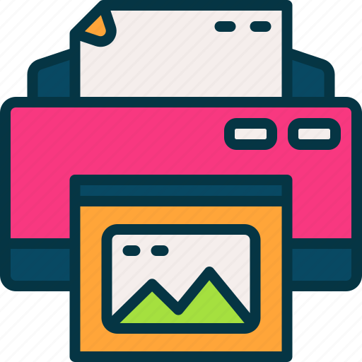 Printer, document, printout, paper, machine icon - Download on Iconfinder