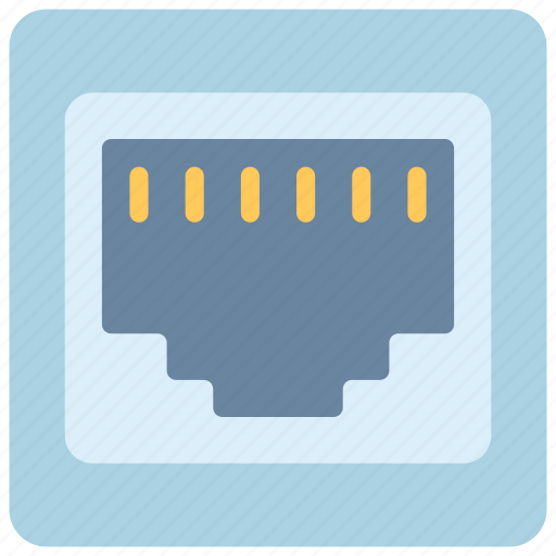 Ethernet, port, computing, components, internet icon - Download on Iconfinder