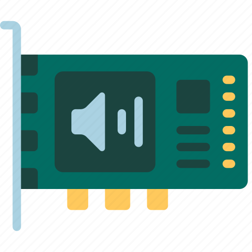 Sound, card, computing, components, audio icon - Download on Iconfinder