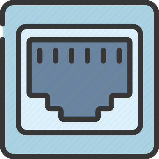 Ethernet, port, computing, components, internet icon - Download on Iconfinder