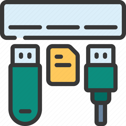 Multiple, connections, computing, components, connectors icon - Download on Iconfinder