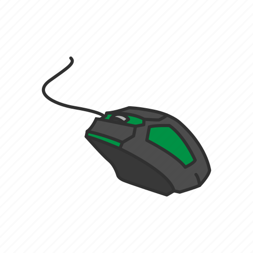 Computer, computer mouse, gaming mouse, mouse, peripherals, wired mouse icon - Download on Iconfinder