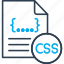 css file, css, document, extension, file 