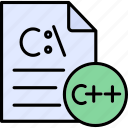 c++ document, c, document, extension, file