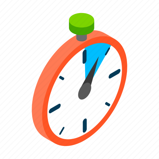 Clock, isometric, quick, stop, stopwatch, timer, watch icon - Download on Iconfinder