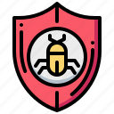 antivirus, bug, insect, protection, shield, virus