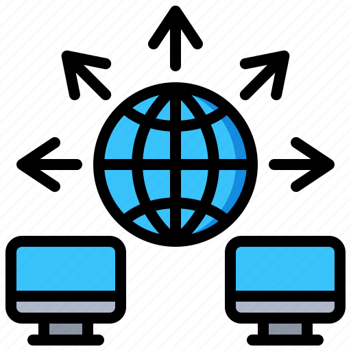 Communication, computer, data, desktop, global, network icon - Download on Iconfinder