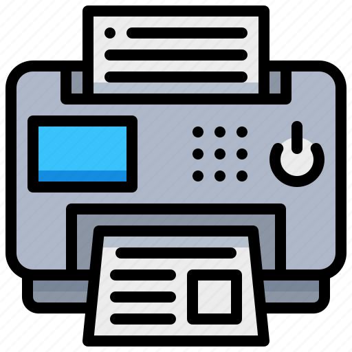 Computer, device, paper, printer, technology icon - Download on Iconfinder