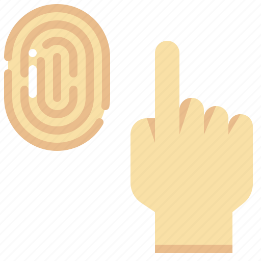Finger, fingerprints, gesture, hand icon - Download on Iconfinder