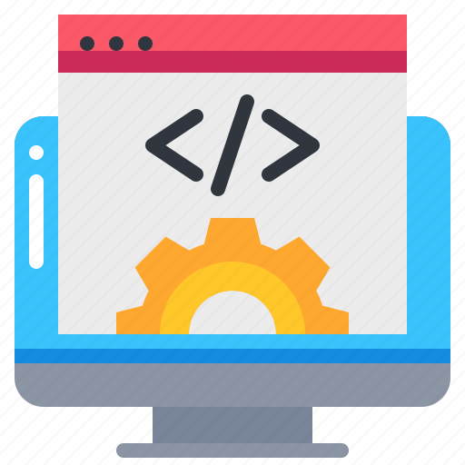 Computer, desktop, gear, programming, web, website icon - Download on Iconfinder