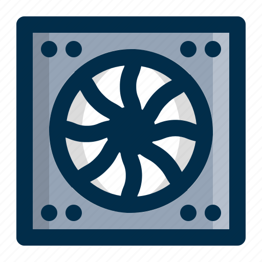 Case fan, computer, computer coole, computer fan icon - Download on Iconfinder