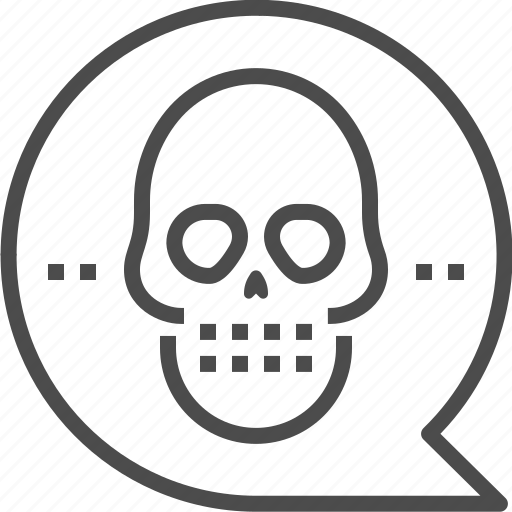 Virus, system, computer, protection, scan, technology, skull icon - Download on Iconfinder