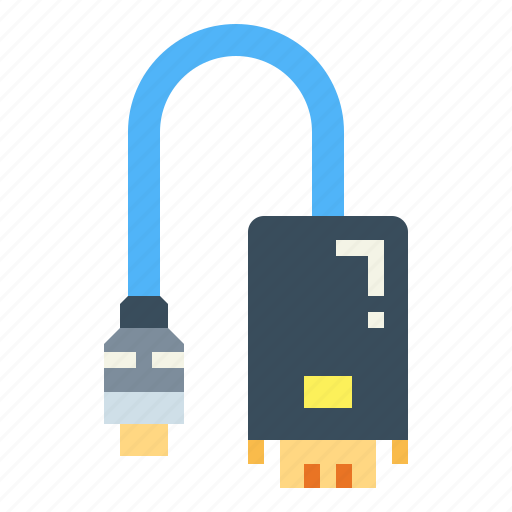 Adapter, cable, device, monitor, usb icon - Download on Iconfinder