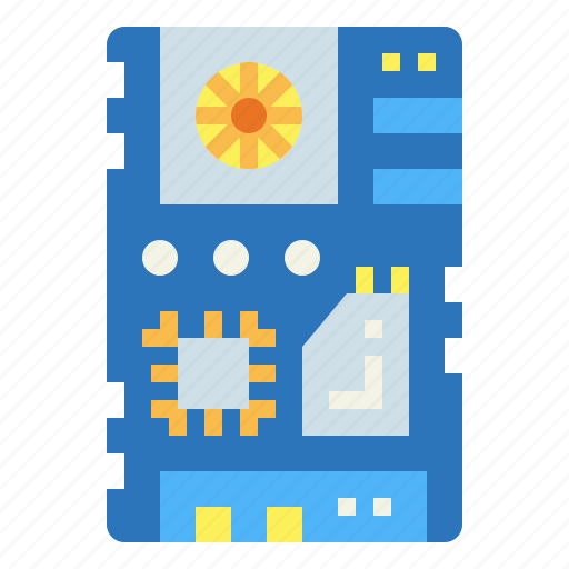 Chip, electronics, motherboard, processor icon - Download on Iconfinder