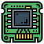 chip, motherboard, processor, technology 