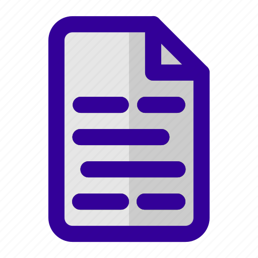 Document, extension, files, text icon - Download on Iconfinder