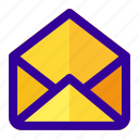 email, inbox, message, open, send
