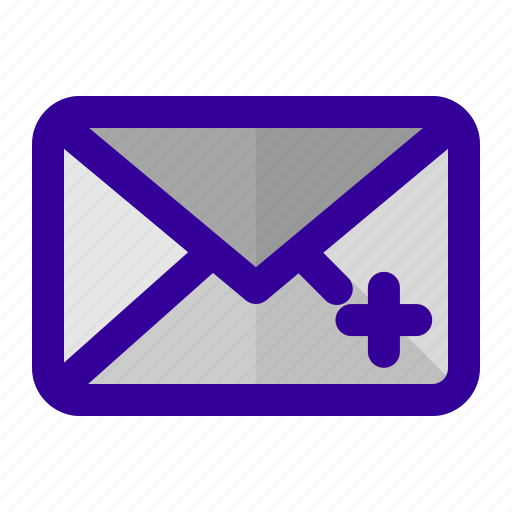 Add, email, inbox, mail, plus icon - Download on Iconfinder