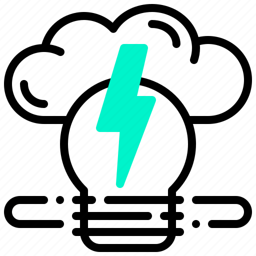Cloud, creative, idea, lightbulb, lighting, power icon - Download on Iconfinder