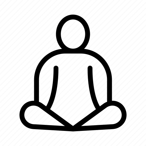 Yoga, asana, meditation, mental, concentration icon - Download on Iconfinder