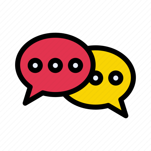 Communication, chat, conversation, talk, bubble icon - Download on Iconfinder