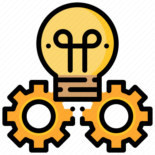 Creative, gear, generate, idea, innovation, lightbulb icon - Download on Iconfinder